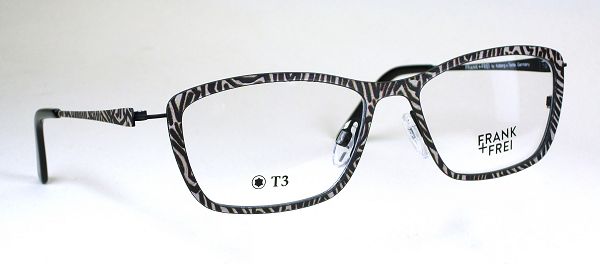 FRANK+FREI Brillenfassung im Zebra-Design